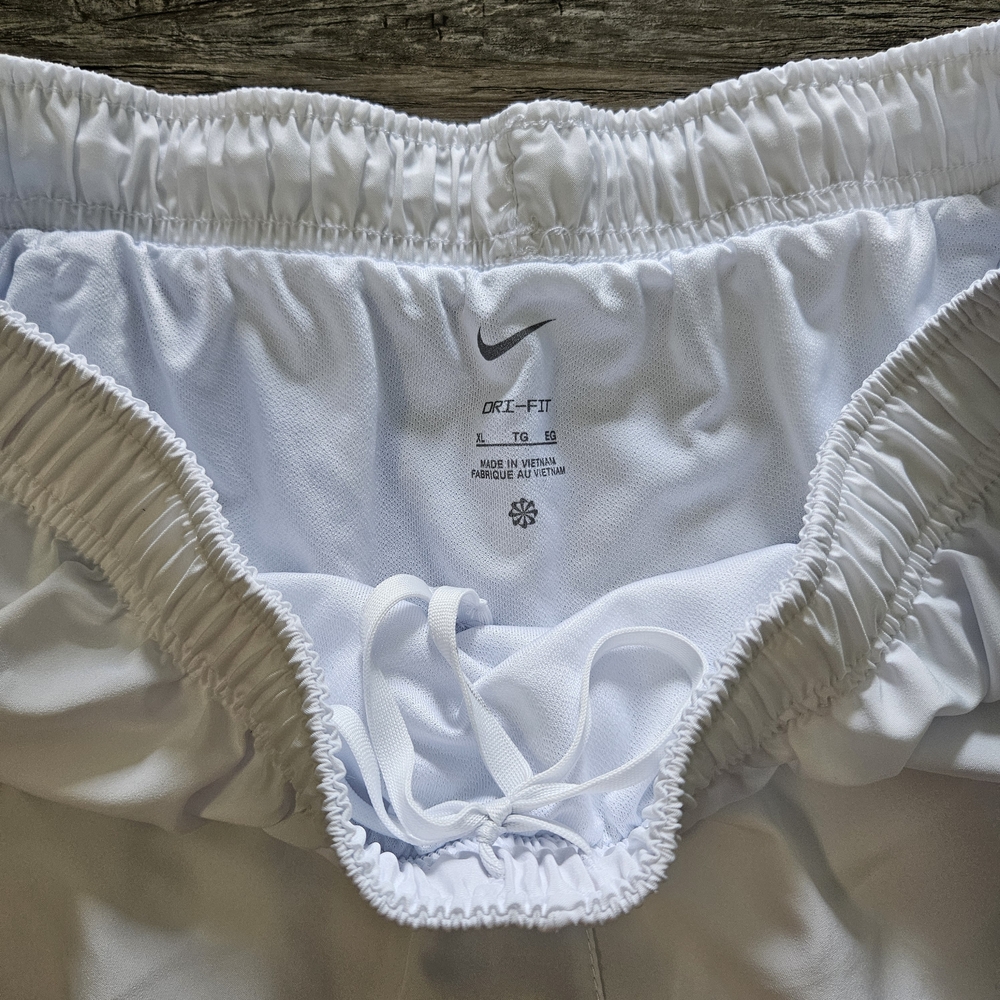 Nike Tempo White Dri-FIT Athletic Running Shorts - Picture 7 of 9
